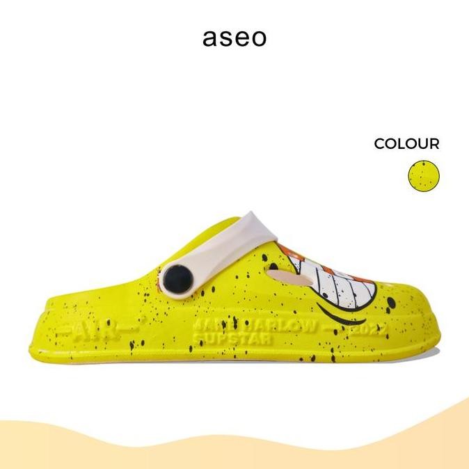 

Aseo Sandal Wanita Dewasa Karet Baim Import Lebaran 2025 Kodok Selop Slip On Wedges Sandal Cowok Dewasa Korean Style Keren Terbaru Viral kekinian Anti Slip H160 Shoes CS