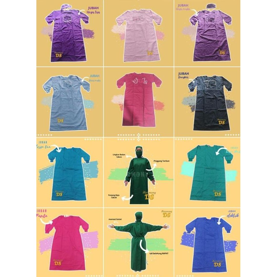 JUBAH GAUN OPERASI BEDAH SURGEON GOWN BAHAN PREMIUM HARGA TERJANGKAU ORIGINAL DAN TERPERCAYA