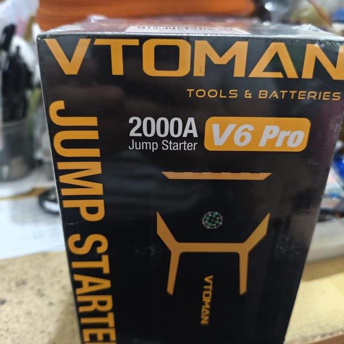 TERBARU - JUMPER STARTER VTOMAN V6 PRO POWERBANK