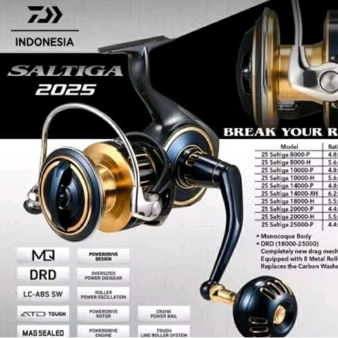 HARGA DISC - REEL DAIWA SALTIGA 2025 GLOBAL ORIGINAL DAIWA