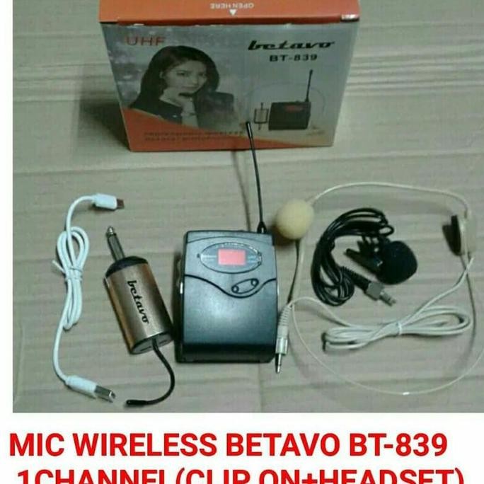 HARGA DISC - Mic Wireless Clip On (Jepit dada) + Headset SENNHEISER EW-122 Ew122