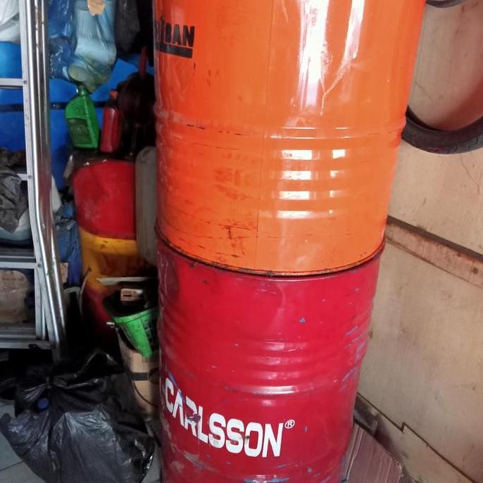 DRUM KOSONG / TONG BEKAS OLI MESIN DI JUAL TEBAL KEMASAN 200 LTR