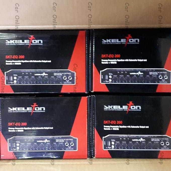 TERMURAH - Preamp Parametric Equalizer Karaoke Mobil SKT-EQ100 Skeleton EQ100 EQ 200 EQ300 EQ 100 20