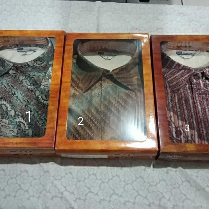 Grosir Baju Batik Lapis Ow Lengan Pendek (Dapat Dus) Ukuran M-L