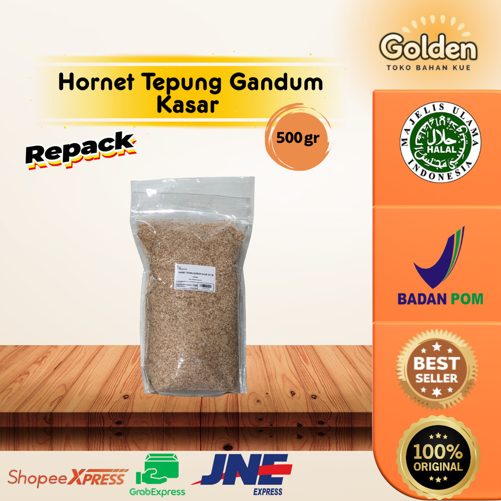 

Hornet Tepung Gandum Kasar 500 gr