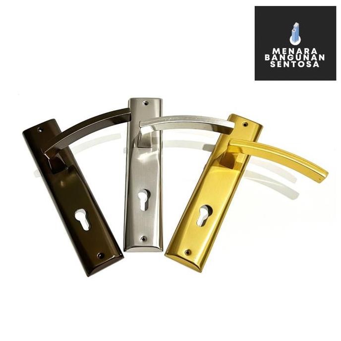 ~~~~~] Handle SES 211 Aluminium Antik / Putih / Kuning - Kunci Pintu SES Tarikan Pegangan Besar