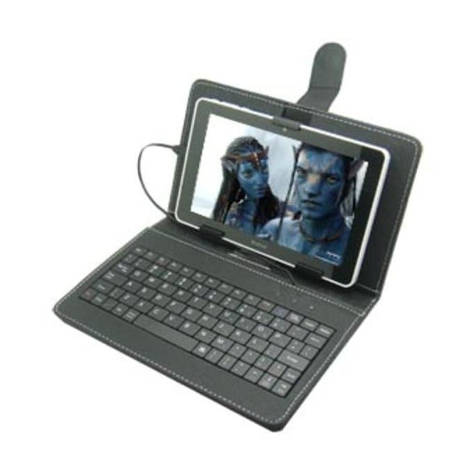 TERBARU - Universal Keyboard Case for Tablet 10 Inch Konektor Via Micro USB OTG