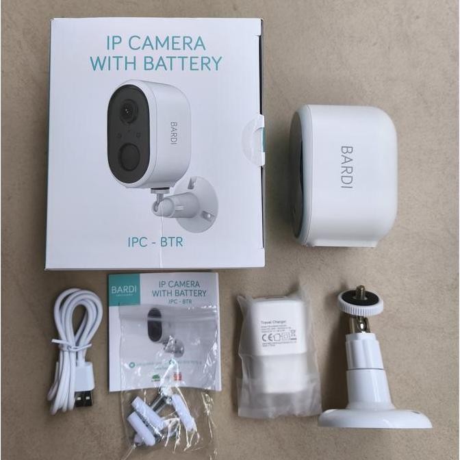 Murah Bardi Smart Ip Camera Outdoor Ip65 With Battery 5000Mah Night Vision Sirene Tuya Cctv Battery