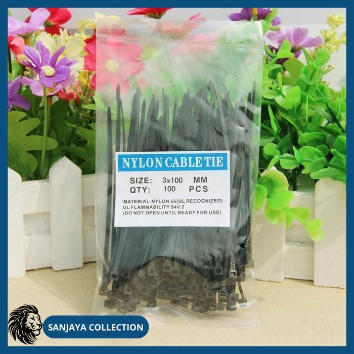 

TIS NYLON CABLE TIE ZIP CABLE ORGANIZER TALI 3X100MM 100PCS BEST PRODUK