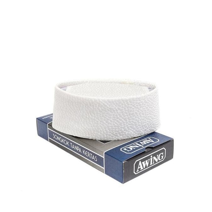 Songkok Putih Awing Lahore Songkok Haji Awing Original