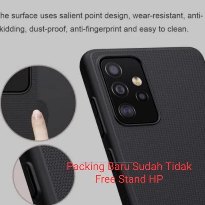 BEBAS ONGKIR - Samsung Galaxy A52 4GB/5GB Hardcase Nilkin Frosted (Free Stand Hp)