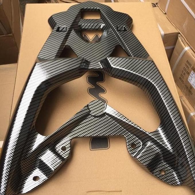 BEBAS ONGKIR - breket behel box nmax full karbon