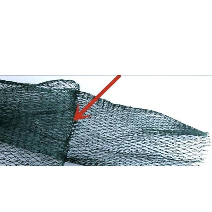 Kain Kantong Pukat Tarik Jala Hijau Jaring Pe 3M Jahit Kantong Tali 6 Pintalan Pe Lubang 2 Cm Allsho
