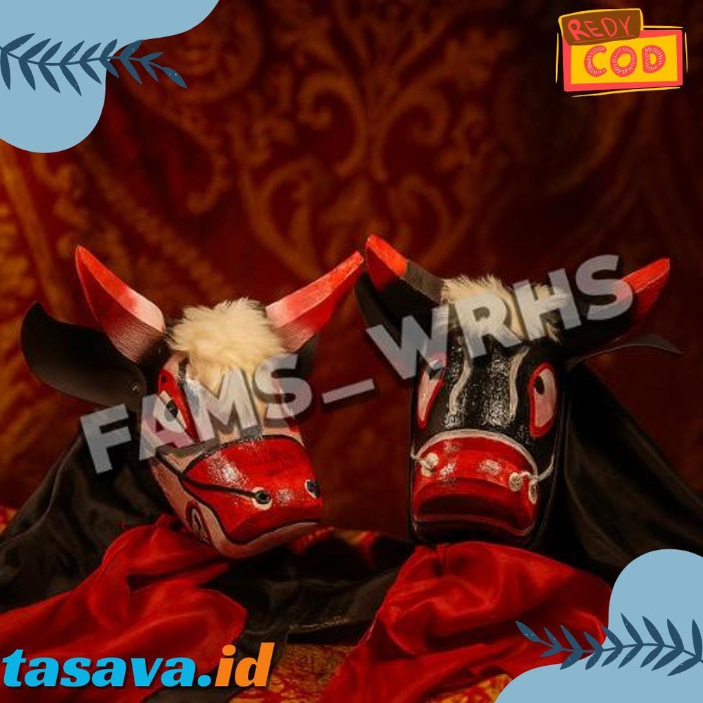 Bantengan Anak Plus Kain. Mainan Viral Bantengan Mberot. Banteng Suro. Mberot