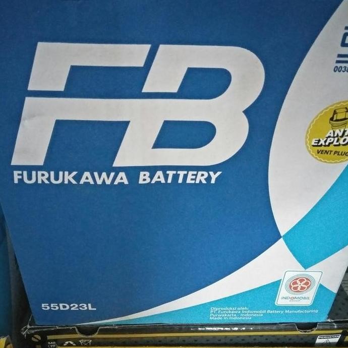 NEW aki/accu mobil tipe 55d23L FB (60ah)