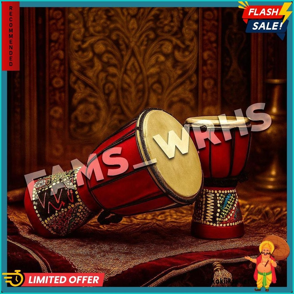 Jimbe Gendang Besar Mainan Alat Musik Tradisional Murah Berkualitas (Bisa Cod)