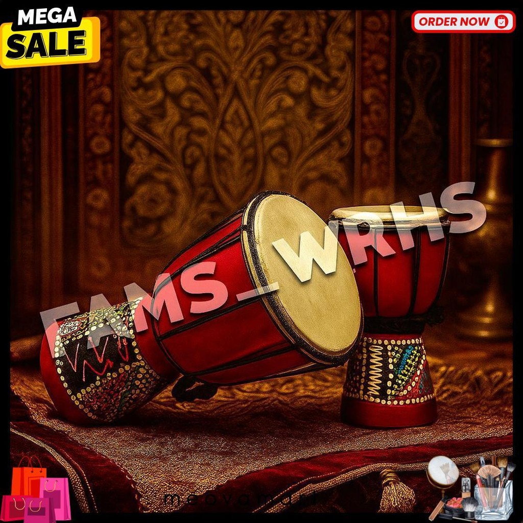 Jimbe Gendang Besar Mainan Alat Musik Tradisional Murah Berkualitas (Bisa Cod)
