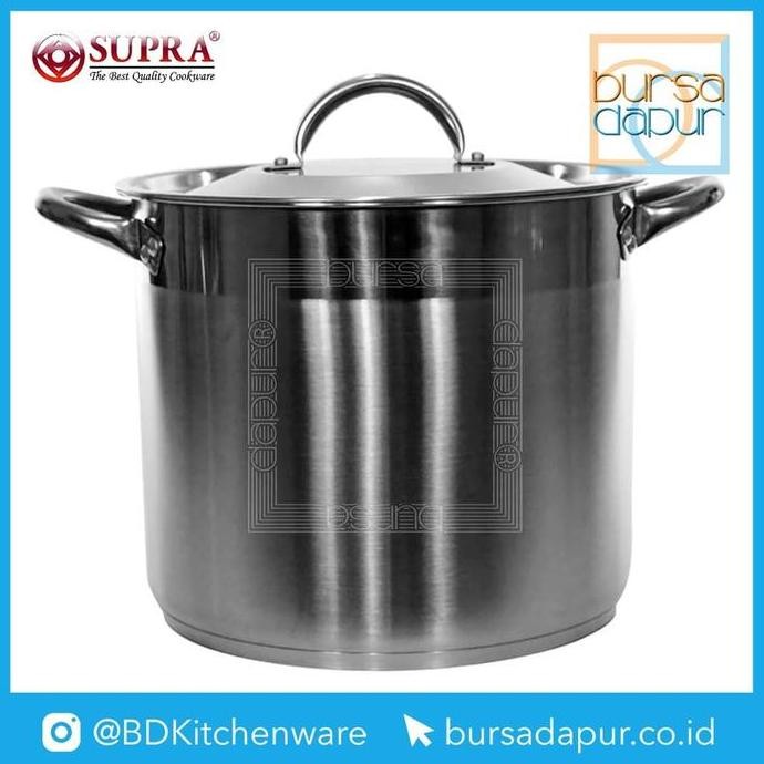 TERMURAH - Supra Stainless Steel Horekaru Pot 20 qt