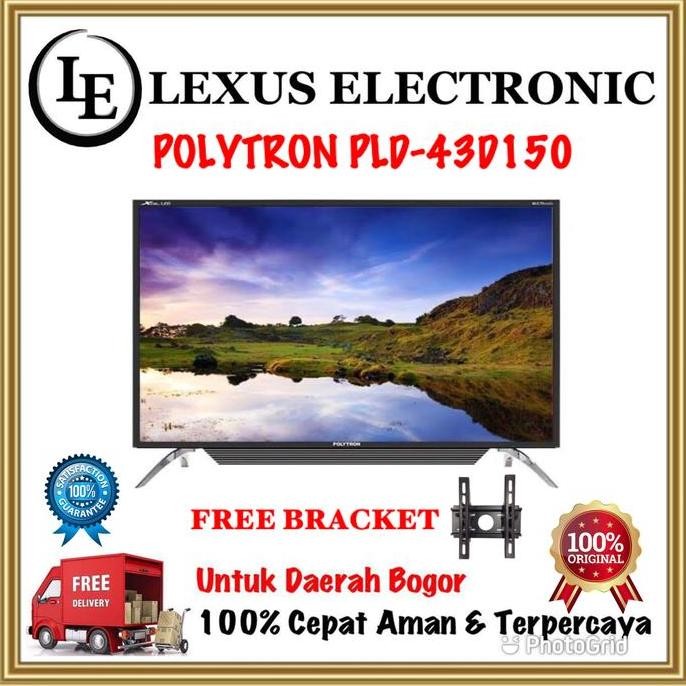 POLYTRON LED TV 43 INCH | PLD-43D150 | 43D150 | PLD 43D150 | USB MOVIE