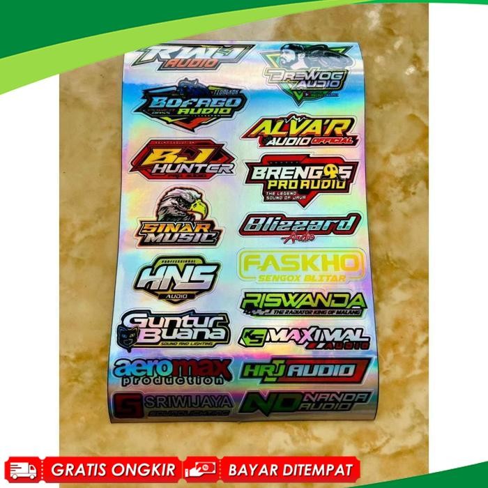 

HARGA TERMURAH STIKER HOLOGRAM SOUND SYSTEM CUTTING ISI 17 | Viral Kekinian Terbaru 2025 WR-07