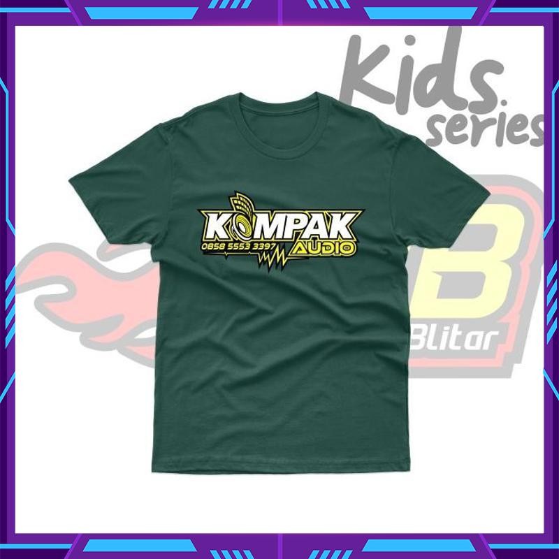 Bagus Baju Kaos Anak Distro Kompak Audio Katun Combed Viral Kekinian Terbaru 2025 OG-28