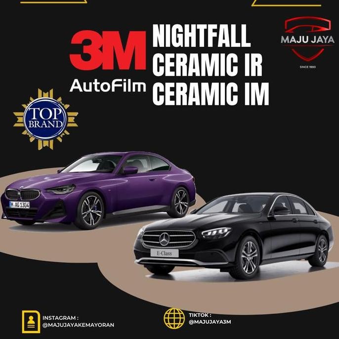 NEW Kaca Film Mobil 3M Night Fall Nightfall Nano Ceramic Series (SKKB)