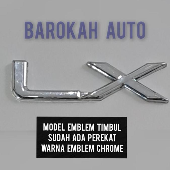 Logo Mobil Emblem Lx Untuk Kijang Kapsul