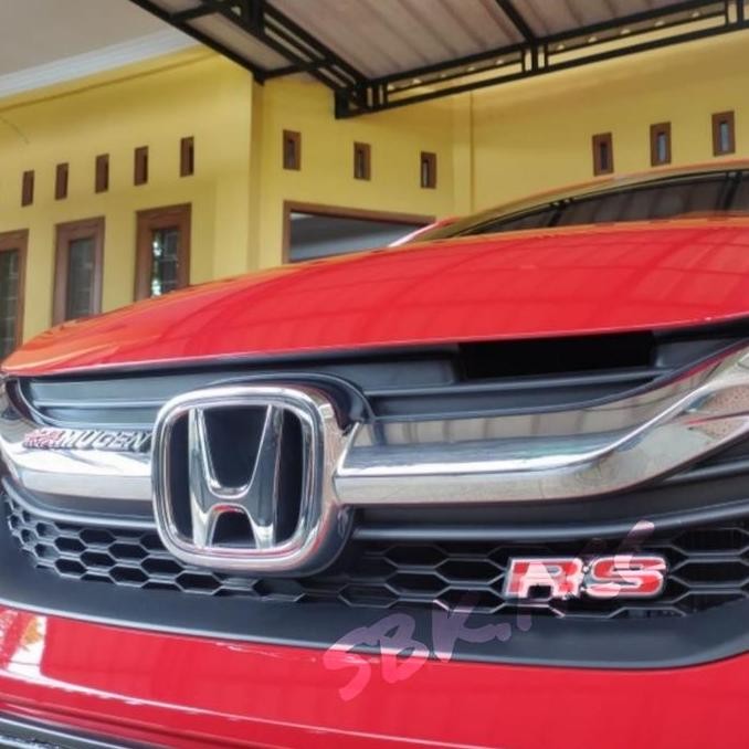Logo Emblem Rs Grill Depan Honda/ Logo Rs Mobilio Brio Jazz