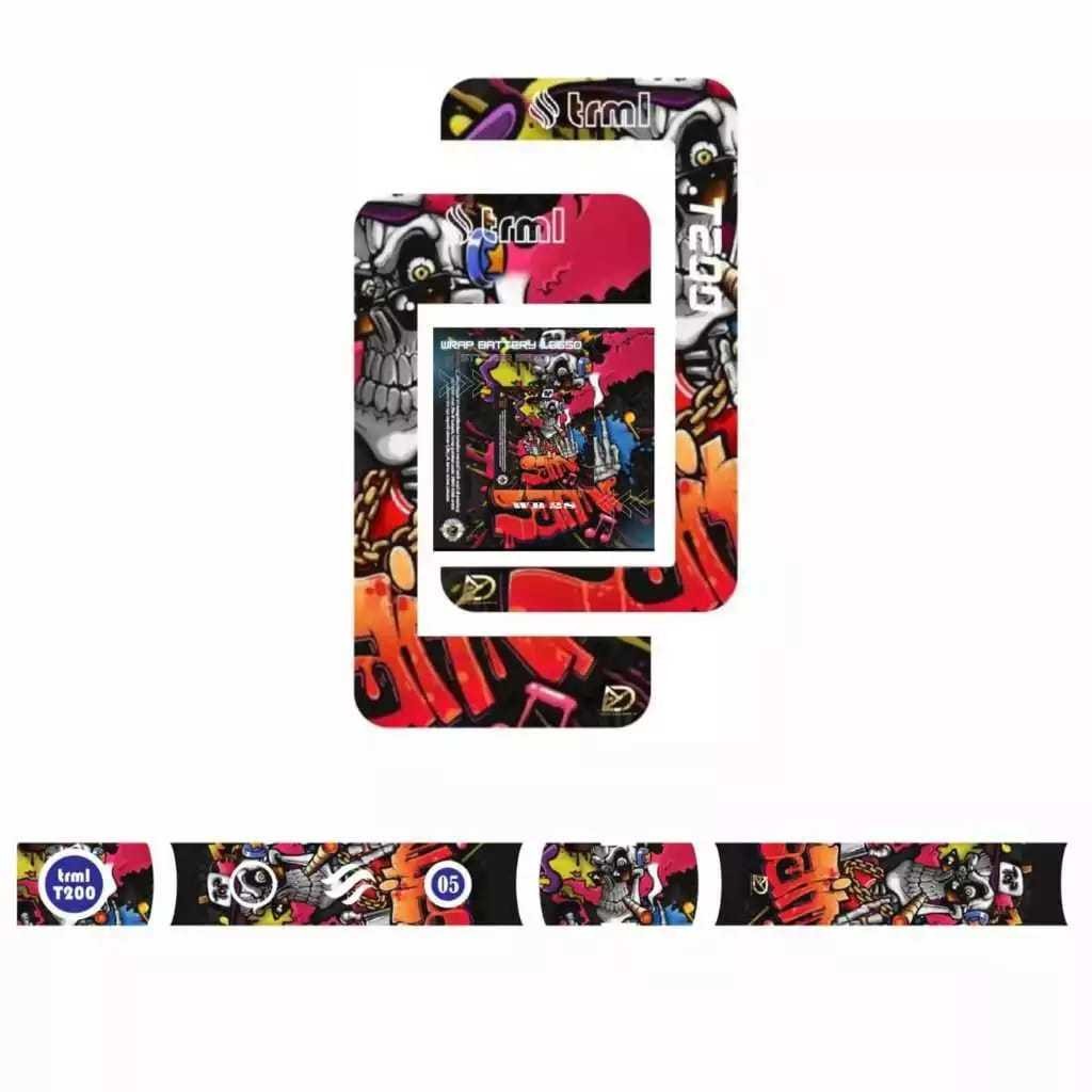 

Stiker Stiker Set T2 0 Warp Batre Dan Samping 05 Garskin Label Custom Fullbody Presisi Bisa COD