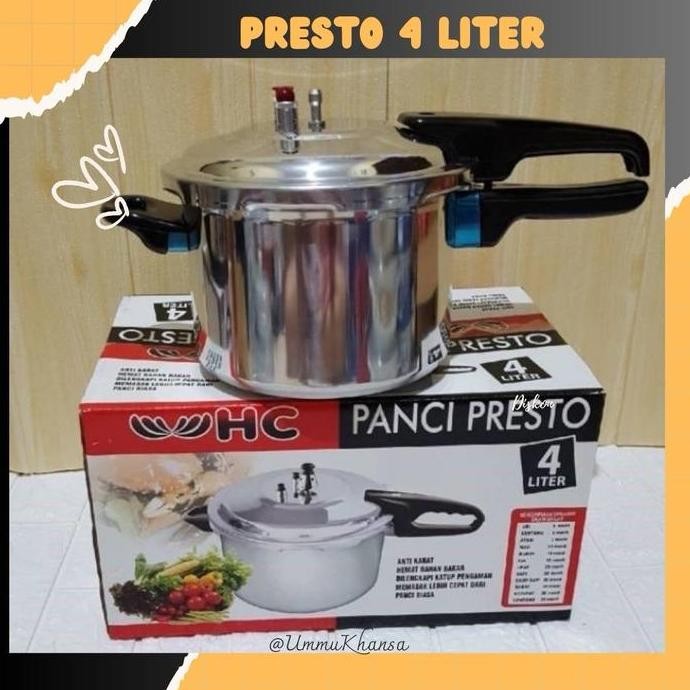 Presto Hc 4 Liter | Panci Rebus | Panci Pelunak Daging