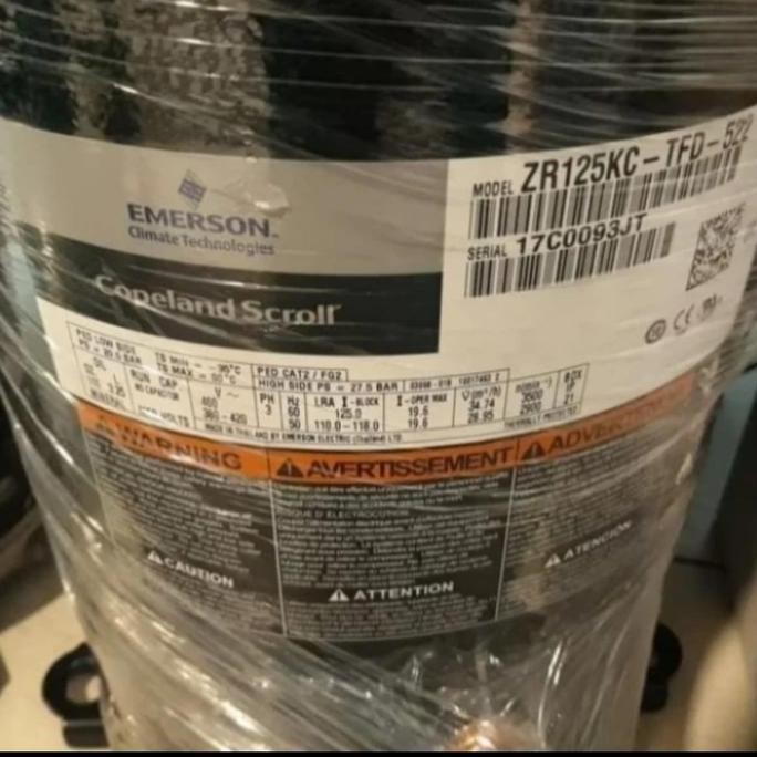 TERLARIS - Kompresor Copeland 10 PK ZR125KC-TFD-522