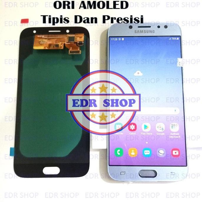 TERBARU - Lcd Samsung Galaxy J7 Pro 2017 Ori Amoled J730G Lcd Touchscreen Blue