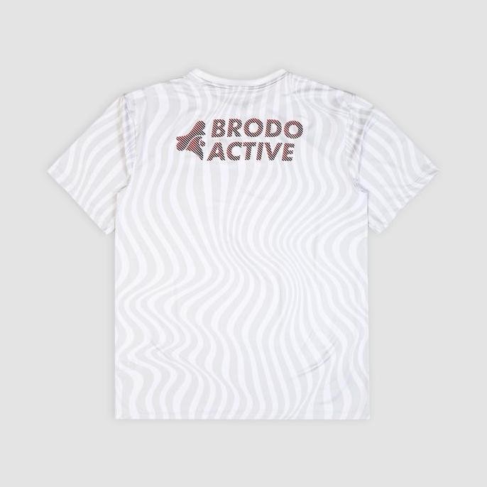 TERMURAH - BRODO - Active JRF Jersey Running White