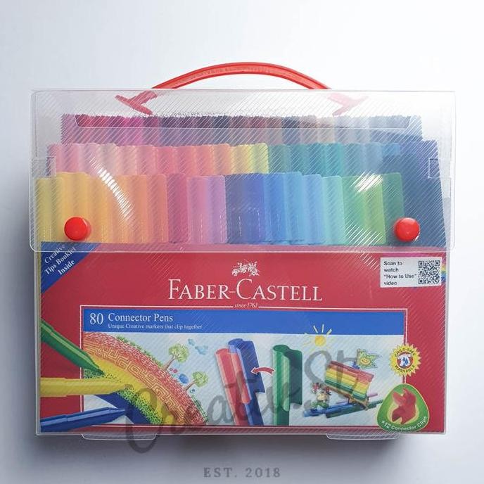 

Faber Castell Spidol Warna 80 Warna Connector Pen