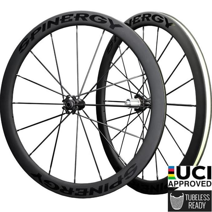TERLARIS - Spinergy Stealth FCC 47 Disc Carbon Clincher Wheelset