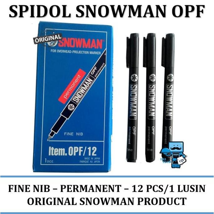 

Spidol OHP Snowman OPF (12pcs/Lusin)