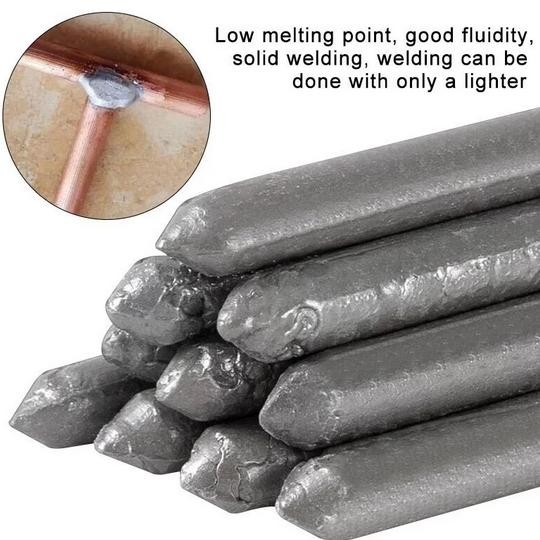 Bisa Cod [Ol] Batang Las Timah Suhu Rendah Dengan Bakar Korek Api Low Temperature Electrode Welding 