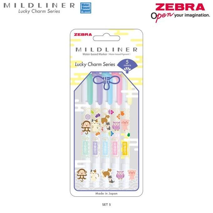 

NEW ZEBRA MILDLINER 05 CHARM isi 5 pcs - Limited Edition