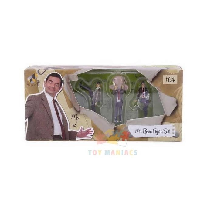 Tiny City Diecast ATFS64023 Mr Bean Mini 3 Figure Set 1:64 Scale