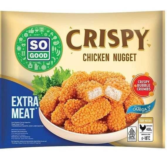 

SO GOOD CRISPY CHICKEN NUGGET 400GR