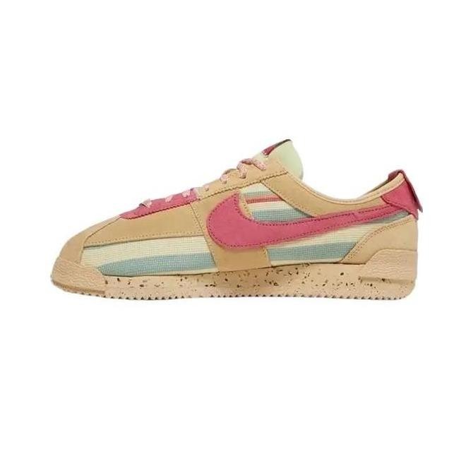 Sepatu Nike Cortez X Union - Tan Beige Pink