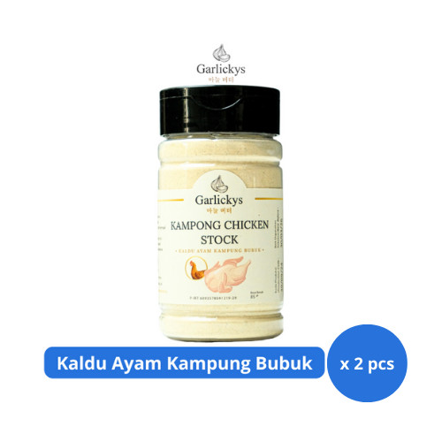 

GARLICKYS Kaldu Ayam Kampung Bubuk Non-MSG 85gr x 2 pcs