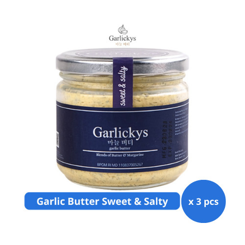 

GARLICKYS Garlic Butter Sweet & Salty Premium Quality 200gr x 3 pcs