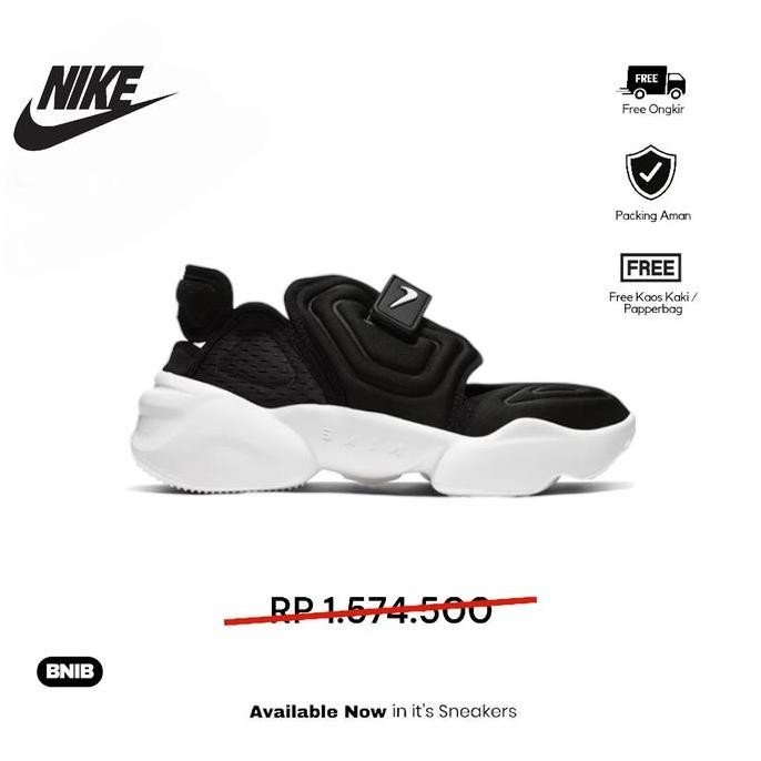 Sepatu Wanita Nike Air Aqua Rift - Black White