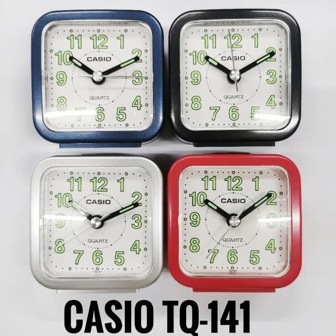 CASIO BEEP ALARM TQ 141 JAM MEJA WEKER