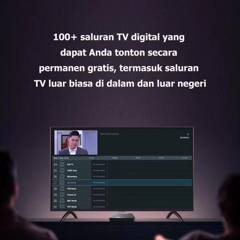 Tripsky Android Tv Box Miniq3 Ram 2Gb Rom 16Gb Android 9 Os 4K Hd Smart Tv Box Unlock Tv Box Android