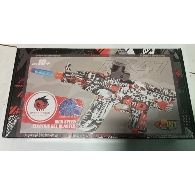 Mainan Pistol Air Anak Semi Otomatis AK47 Electric Water Blaster