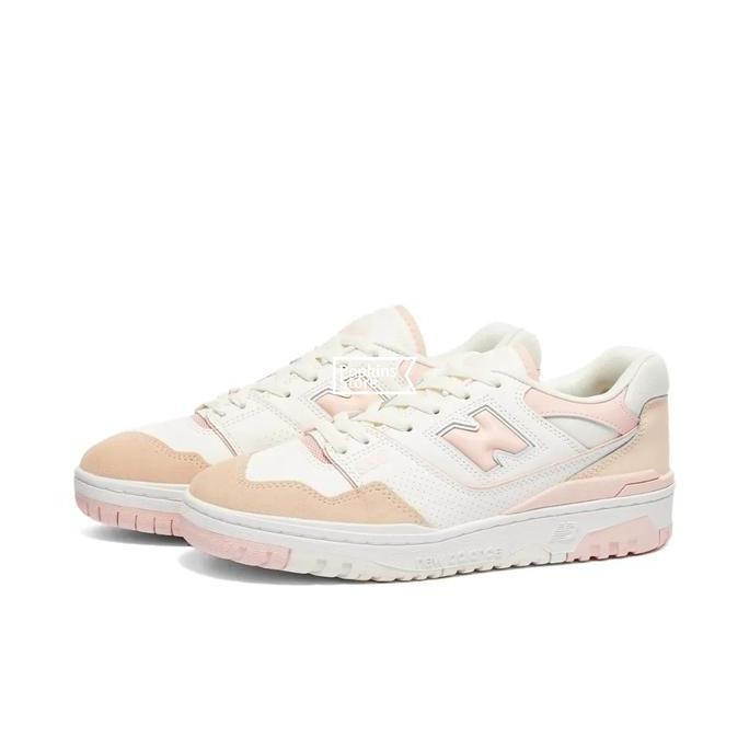 Sepatu New Balance 550 White Pink Original Bnib / Sneakers Wanita