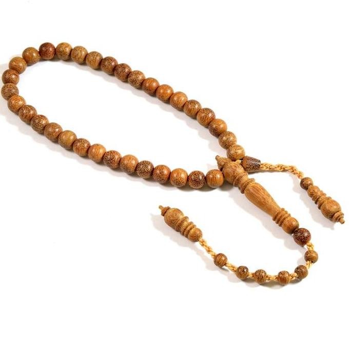Indah Craft- Tasbih Kayu Ulin Menang 33 Butir- Natural