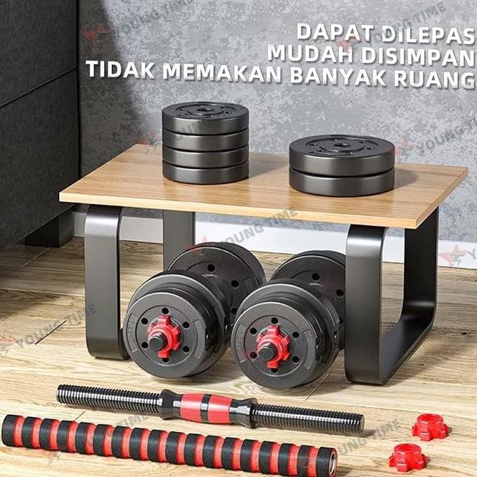 Barbel Set 20 Kg Dumbel Set 20 Kg Angkat Beban